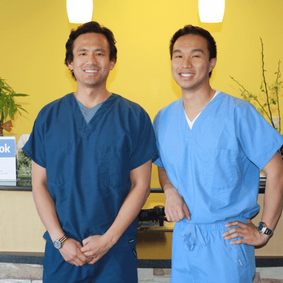 Two dentists at Royse City dental office