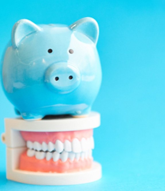 piggy bank cost of dentures in Royse City  