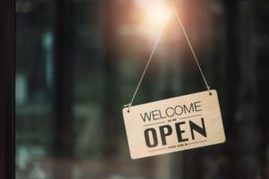 "open" business sign for an emergency dentist in Royse City, TX