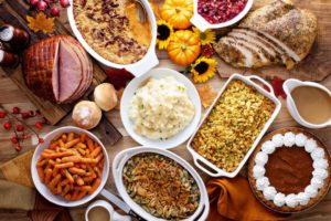 stuffing with holiday meal